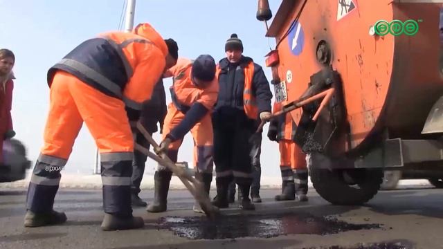 С начала года было уложено почти 2 тыс тонн асфальта. Большую часть составила мелкозернистая смесь