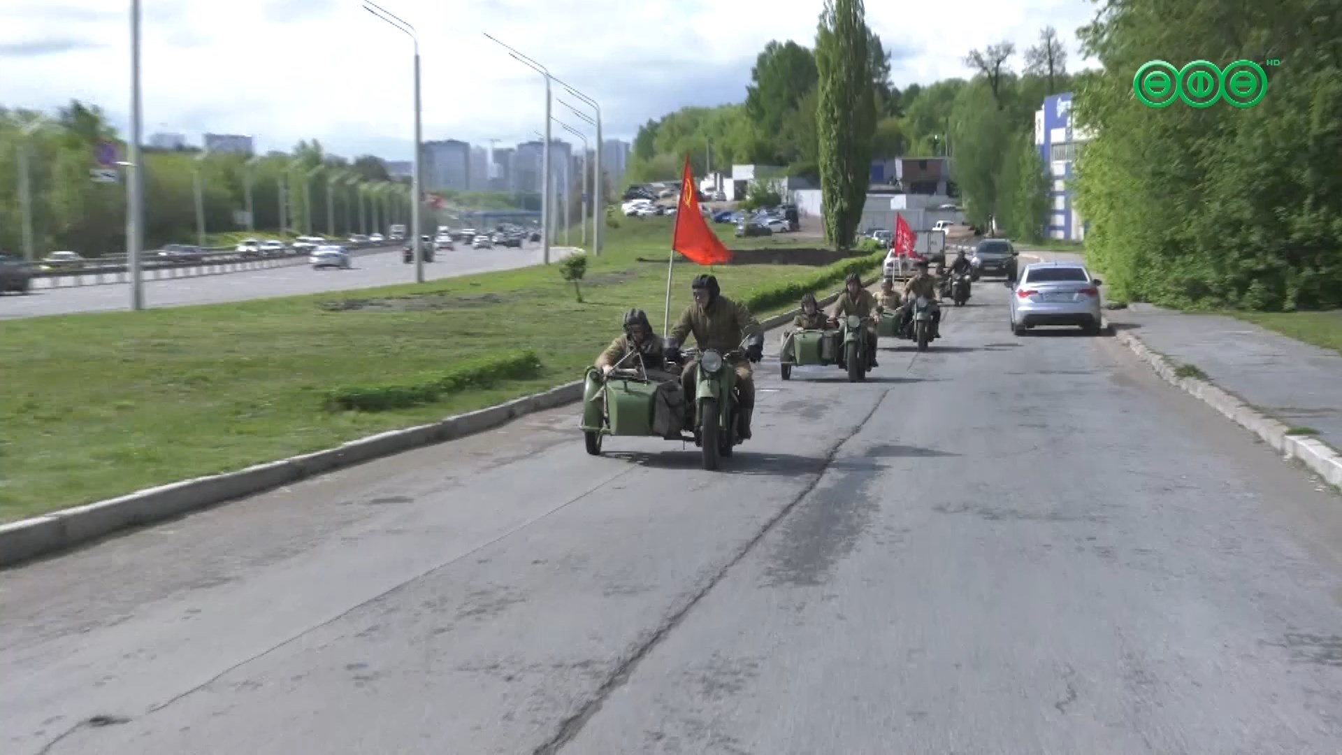Мотопробег в честь Великой Победы