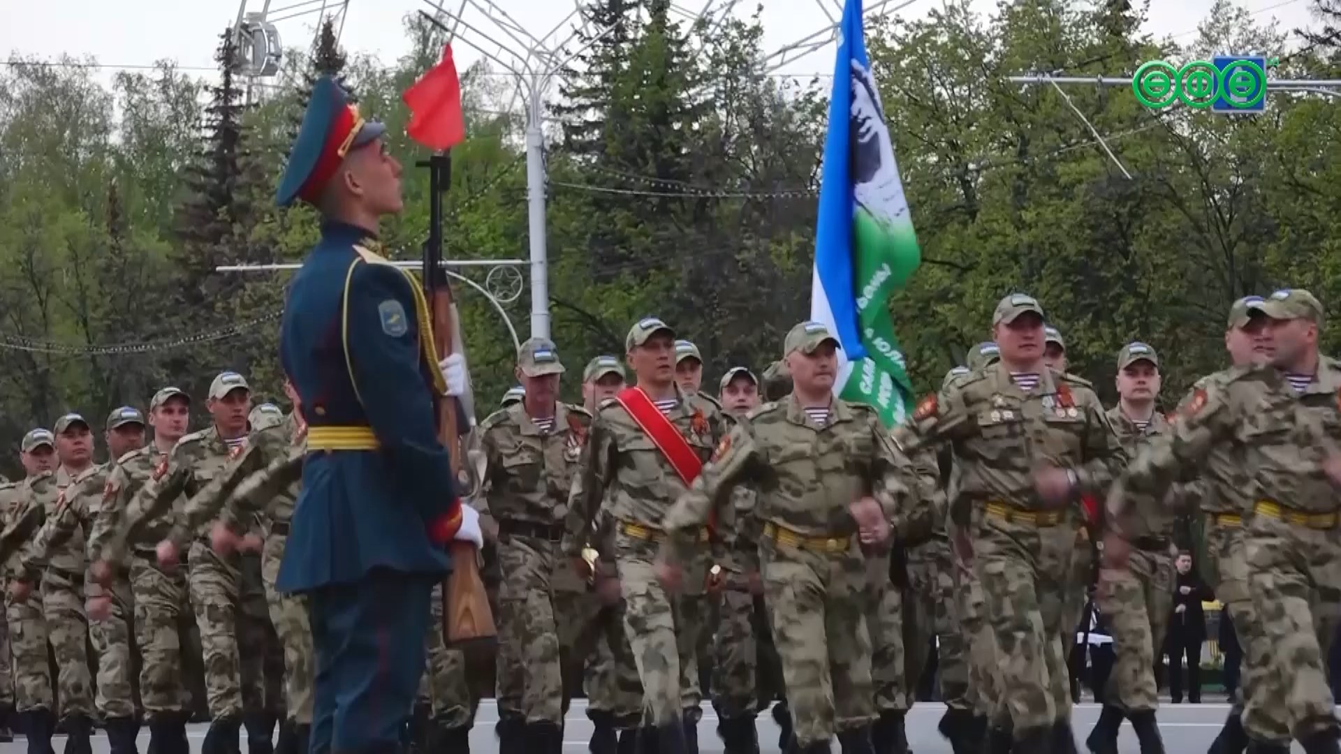 В Уфе прошла первая генеральная репетиция Парада Победы