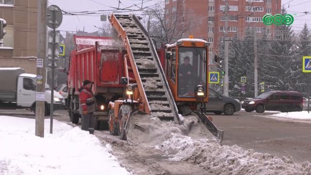 С начала сезона с улиц города вывезли больше 40 тысяч куб. снега
