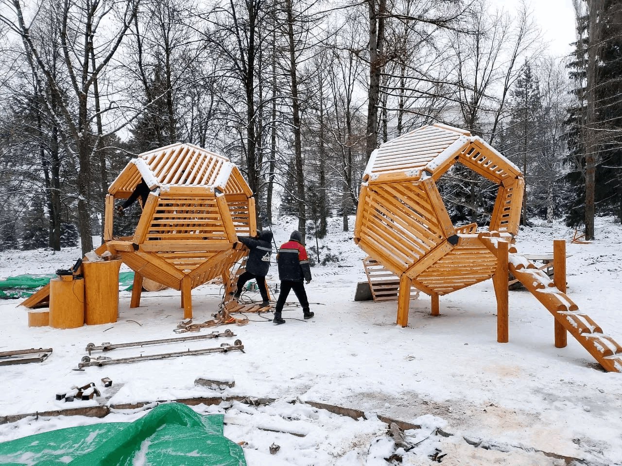 В Уфе благодаря реализации нацпроекта продолжается реконструкция парка Ленина