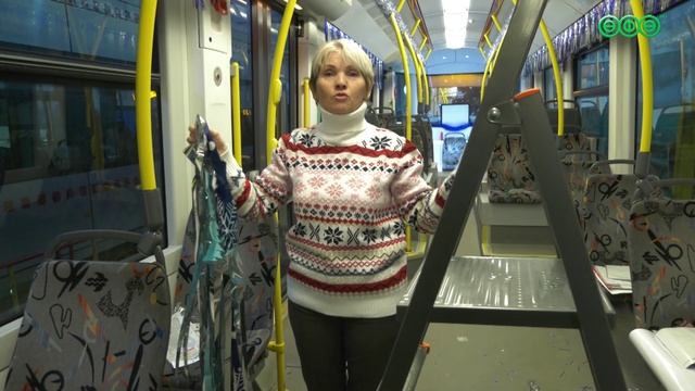 200 трамваев и троллейбусов в Уфе участвуют в конкурсе «Новогоднее волшебство»