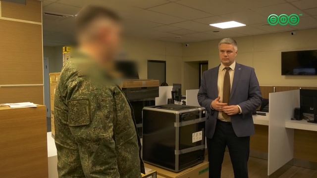 Прием для бойцов и их близких провели в Октябрьском районе Уфы 