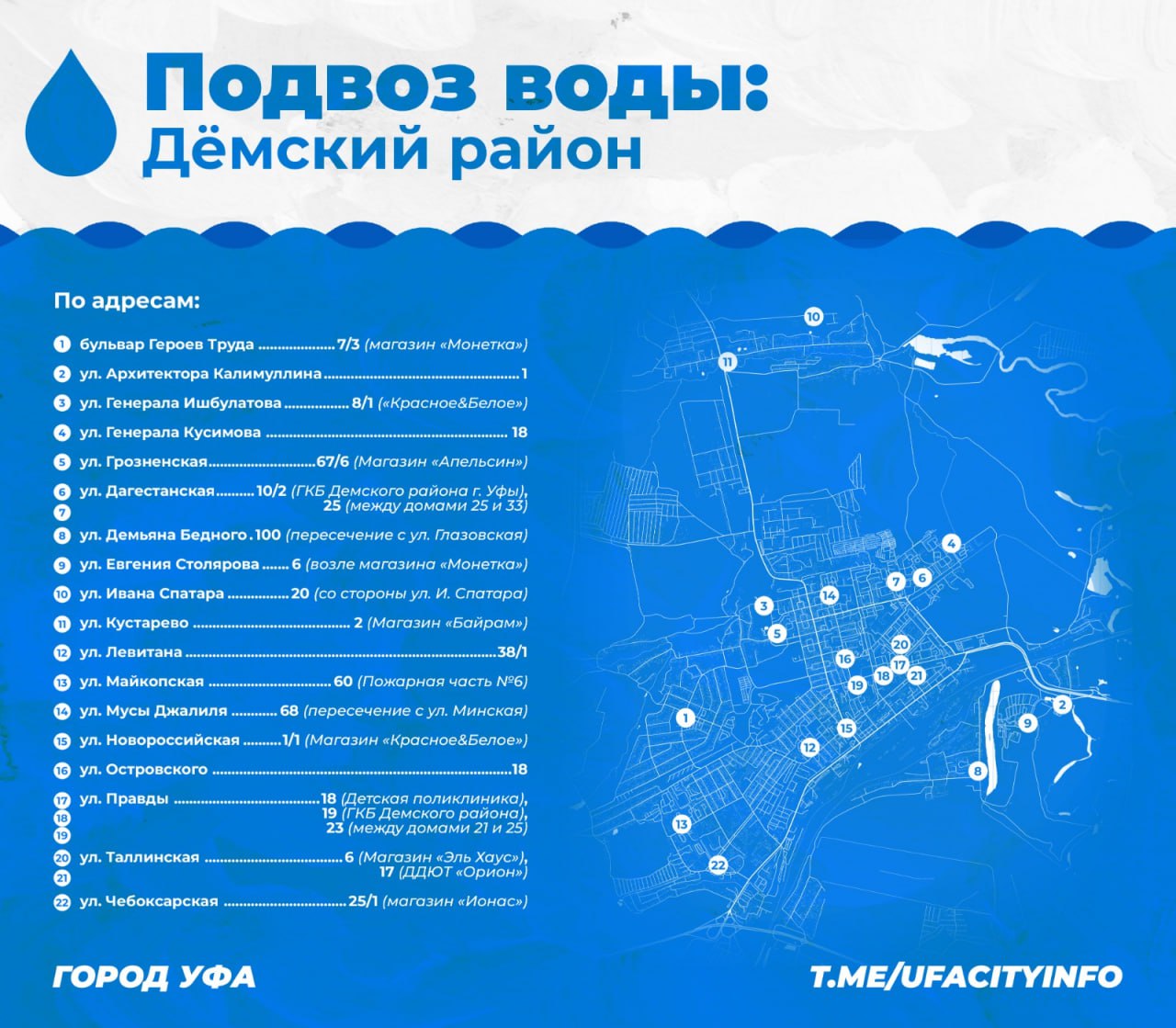 В Деме на сутки отключат воду